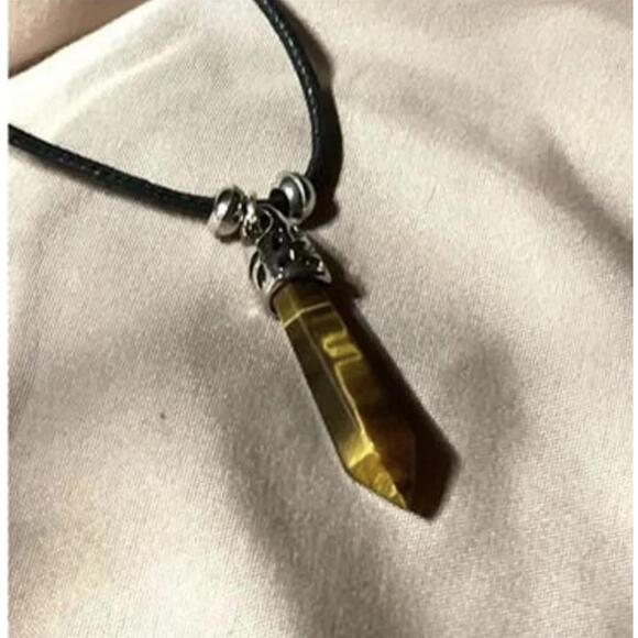 Jewelry - V Wild Eyed Tiger Quartz Necklace